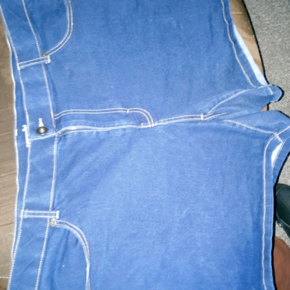 Denim jean shorts